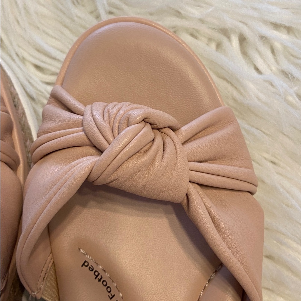 Jambu Women's Blush Wedge Sandals leather upper size 8M brand new - Picture 11 of 12